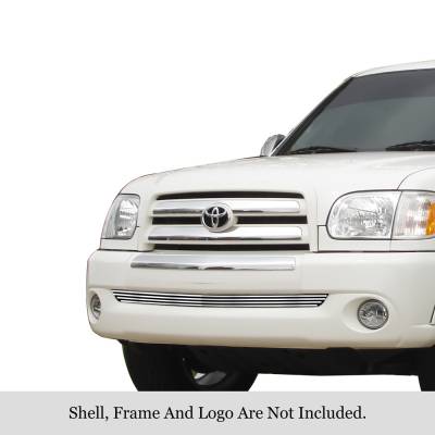 APS - APS Stainless Billet Bumper Grille-Polish for 03-06 Toyota Tundra GR20FEC96S