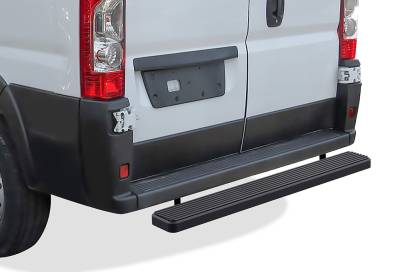 APS - APS iStep Rear Bumper Step Black for 14-25 Dodge ProMaster IB04KDJ1B