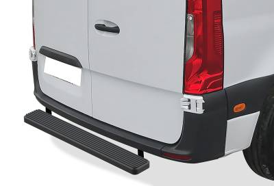APS - APS iStep Rear Bumper Step Black for 07-25 Sprinter Van IB04KDJ3B