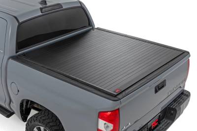 Rough Country Suspension Systems - Rough Country Hard Roll-up Tonneau Cover for 07-21 Toyota Tundra 5.5' 50514550