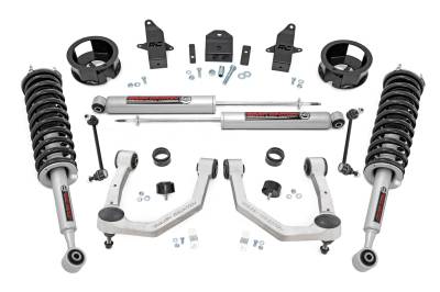 Rough Country Suspension Systems - Rough Country 3.5" Suspension Lift Kit for 24-25 Land Cruiser 4WD 72631