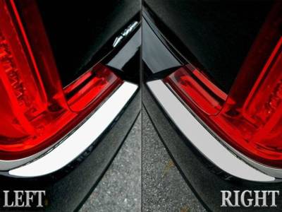 Quality Automotive Accessories - QAA BC58245 2Pc Stainless Steel Bumper Cap Trim for 2018-2019 Cadillac XTS