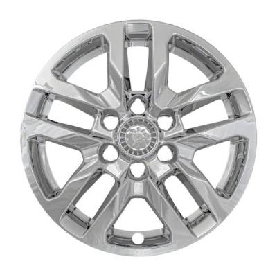 Quality Automotive Accessories - QAA HUB59172 4Pc Chrome Plated ABS Wheel Cover Hub Cap for Silverado RST LTZ