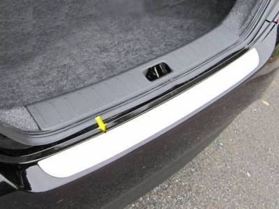 Quality Automotive Accessories - QAA RB12530 1Pc Stainless Steel Rear Bumper Accent for 2012-2019 Nissan Versa