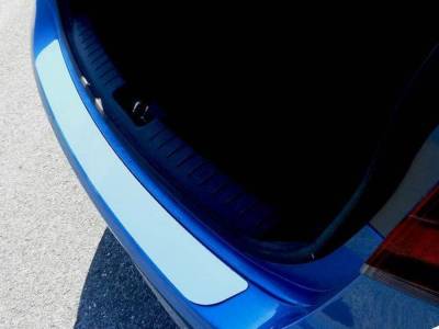 Quality Automotive Accessories - QAA RB17340 1Pc Stainless Steel Rear Bumper Trim for 2017-2018 Hyundai Elantra