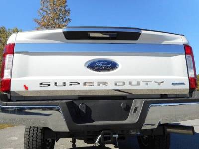 Quality Automotive Accessories - QAA RT57320 1Pc Stainless Steel Tailgate Accent for 2017-2022 Ford Super Duty