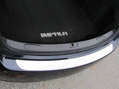 Quality Automotive Accessories - QAA RB54135 1Pc Stainless Steel Rear Bumper Trim for 14-20 Chevy Impala