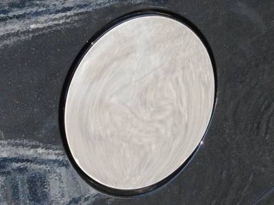 Quality Automotive Accessories - QAA GC12700 1Pc Stainless Gas Cap Door Trim for 2012-2017 Toyota Prius V