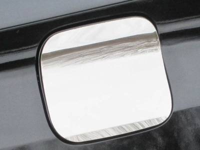 Quality Automotive Accessories - QAA GC16135 1Pc Stainless Gas Cap Door Trim for 2016-2022 Toyota Prius