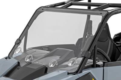 Rough Country Suspension Systems - Rough Country Front UTV Vented Windshield for Polaris RZR XP4 1000 98202310