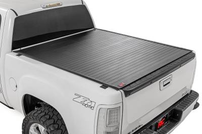 Rough Country Suspension Systems - Rough Country Hard Roll-up Tonneau Cover Silverado/Sierra 5.8' 50123551