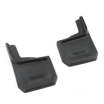 Rugged Ridge - Rugged Ridge Rear Splash Guard Mud Flap Kit-Black 11642.12