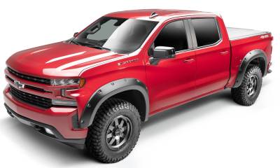 Bushwacker - Bushwacker Pocket Style Front/Rear Fender Flares Black Silverado 40927-02