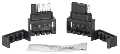 Hopkins Towing Solution - Hopkins 48195 Quick-Fix 4-Wire Flat Connector Set Matched Set