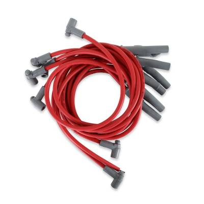 MSD - MSD Ignition 31779 Custom Red Spark Plug Wire Set for 75+ Chevy 454