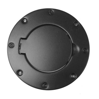 Rugged Ridge - Rugged Ridge 11229.01 Non-Locking Gas Cap Door Black for Wrangler TJ