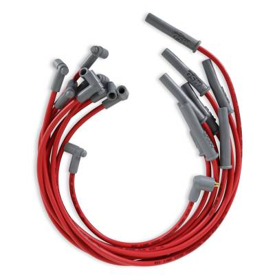 MSD - MSD Ignition 35399 Custom Spark Plug Wire Set Red for Ford 289-302 w/HEI Cap