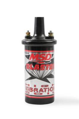 MSD - MSD Ignition 8222 Blaster High Vibration Ignition Coil Black Universal