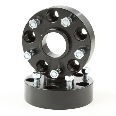Rugged Ridge - Rugged Ridge 1.75" Aluminum Wheel Spacer 5x5 Pair Black 15201.17