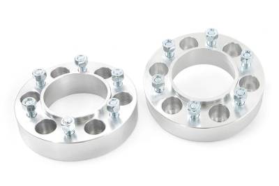 Rough Country Suspension Systems - Rough Country 1.5" 6x5.5 Aluminum Wheel Spacers Pair for 4Runner/Tacoma 10089