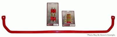 BMR Suspension - BMR Suspension SB004R Sway Bar Kit w/Bushings Front Solid 1.125"