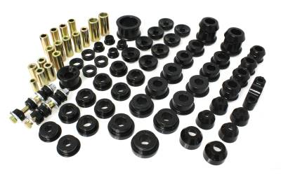 Energy Suspension - Energy Suspension 16.18103G Hyper-Flex Master Bushing Kit Black for Honda