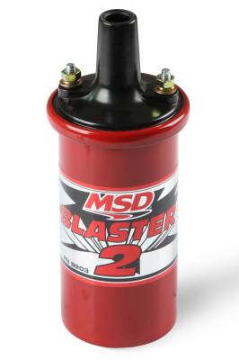 MSD - MSD Ignition 8203 Blaster 2 Ignition Coil Ballast Resistor Red Universal