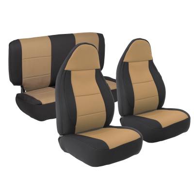 Smittybilt - Smittybilt 471325 Neoprene Seat Cover Tan for 03-06 Jeep Wrangler TJ