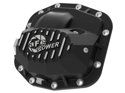aFe Power - aFe Power Pro Series Aluminum Front Differential Cover-Black 46-71010B