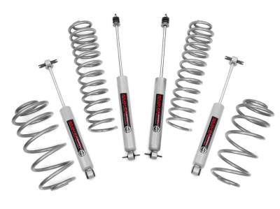 Rough Country Suspension Systems - Rough Country 2.5" Suspension Lift Kit for 97-06 Wrangler TJ 4.0L 4WD 653.20