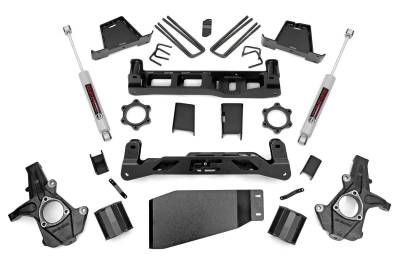 Rough Country Suspension Systems - Rough Country 6" Suspension Lift Kit 07-13 Silverado/Sierra 1500 4WD 23630