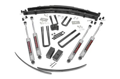Rough Country Suspension Systems - Rough Country 315.20 4" Suspension Lift Kit for 74 Trailduster/Ramcharger 4WD