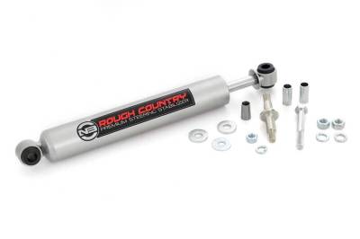 Rough Country Suspension Systems - Rough Country 8732330 N3 Single Steering Stabilizer 0-5" Lift for 94-12 Ram HD