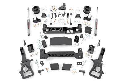 Rough Country Suspension Systems - Rough Country 5" Suspension Lift Kit for 19-24 Ram 1500 4WD Air 33830A