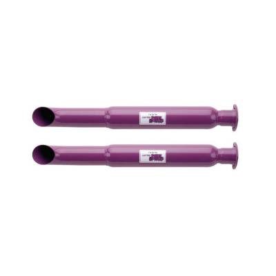 FlowTech - Flowtech 50232FLT Purple Hornies 3-Hole Header Turndown Muffler Pair