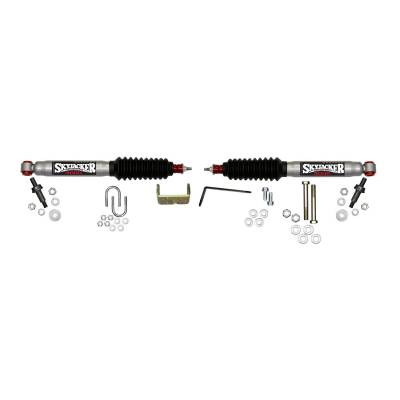 Skyjacker - Skyjacker 9296 Silver Dual Steering Stabilizer Kit for 1/2 Ton Vehicles