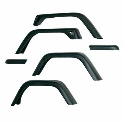 Rugged Ridge - Rugged Ridge 11608.01 7" Fender Flare Kit for Jeep Wrangler