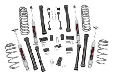 Rough Country Suspension Systems - Rough Country 4" Suspension Lift Kit for 93-98 Grand Cherokee ZJ 900.20