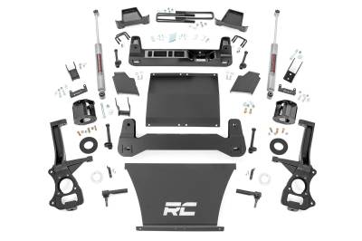 Rough Country Suspension Systems - Rough Country 6" Suspension Lift Kit 19-24 Sierra 1500 Gas 22931