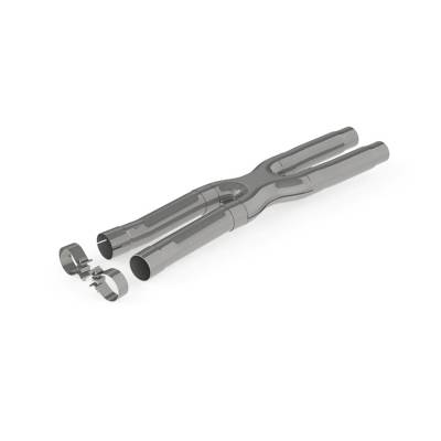 MBRP Exhaust - MBRP Exhaust S7213409 2.5" Resonator Bypass X-Pipe T409