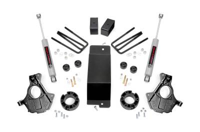Rough Country Suspension Systems - Rough Country 3.5" Suspension Lift Kit 07-13 Silverado/Sierra 1500 4WD 11930