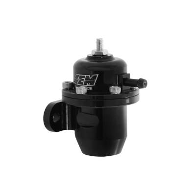AEM Electronics - AEM 25-303BK Adjustable Fuel Pressure Regulator Inline Flange 90-DEG Return