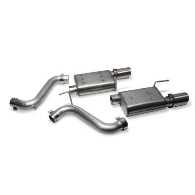 BBK Performance Parts - BBK Performance 41115 Axle-Back Exhaust System Stainless 15-16 Mustang GT
