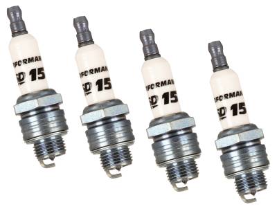 MSD - MSD Ignition 37444 Iridium Tip Spark Plug 18mm .4375" Reach 4Pc