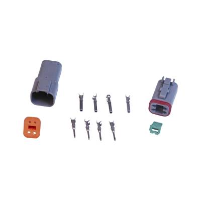 MSD - MSD Ignition 8181 4-Pin Deutsch Connector Assembly 16-18 Gauge