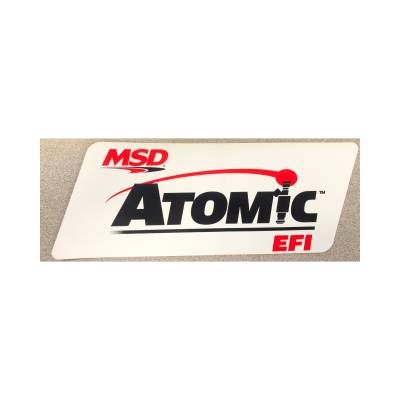 MSD - MSD Ignition 9292 Advertising Exterior Decal Atomic EFI
