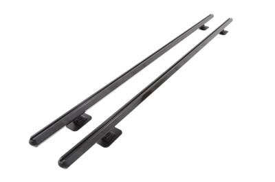 Dee Zee - Dee Zee DZ99703B Hex Side Rail Gloss Black for 14-25 Silverado/Sierra 8' Bed
