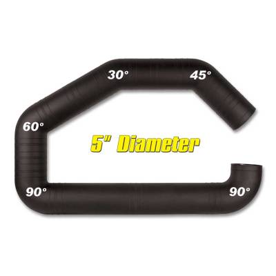 Airaid - Airaid 100-500 UBI "U-Build-It" Cold Air Intake Tube 5.0" Complete Intake Tube