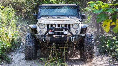 Undercover - Undercover Nighthawk Light Brow for Wrangler JK PSC- Billet Silver NH1001-PSC