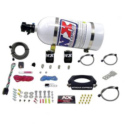 Nitrous Express - Nitrous Express 20933-10 Nx Nitrous Oxide System Kit GM LS 102mm TB Plate